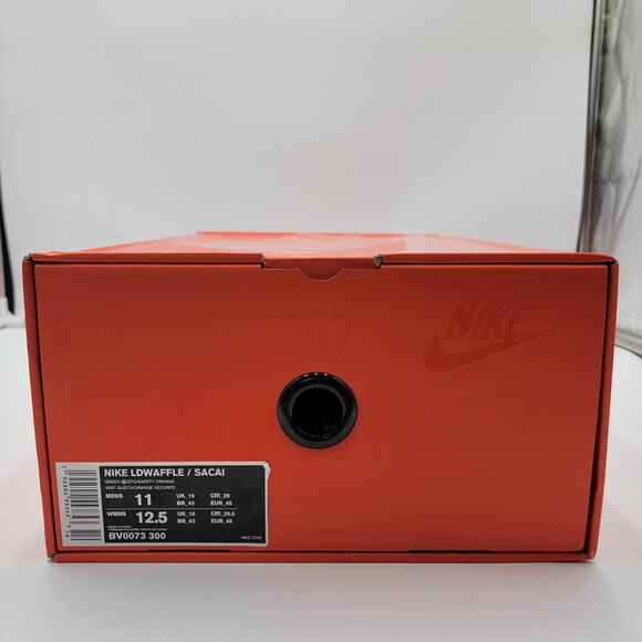 Nike LDWaffle Sacai Shoes Mens Size 11 Green Yellow Orange BV0073-300 Runner OG main image 6